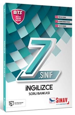 Sınav Yayınları 7. Sınıf İngilizce Soru Bankası - 1