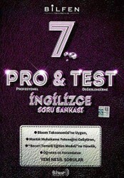 Bilfen Yayıncılık 7. Sınıf İngilizce ProTest Soru Bankası - Bilfen Yayıncılık