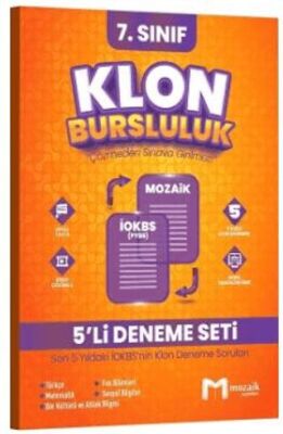 Mozaik Yayınları 7. Sınıf Klon 5 li Deneme Seti - 1