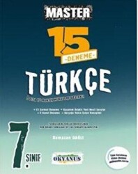Okyanus Yayınları 7. Sınıf Türkçe Master 15 Türkçe Deneme - Okyanus Yayınları