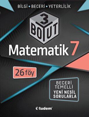 Tudem Yayınları - Bayilik 7. Sınıf Matematik 3 Boyut - 1