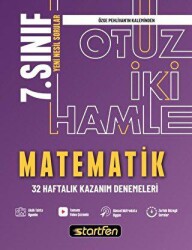 Startfen Yayınları 7. Sınıf Matematik 32 Haftalık Kazanım Denemeleri - Startfen Yayınları