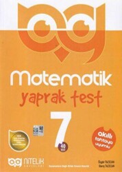 Nitelik Yayınları - Bayilik 7. Sınıf Matematik 40 Yaprak Test - Nitelik Yayınları - Bayilik