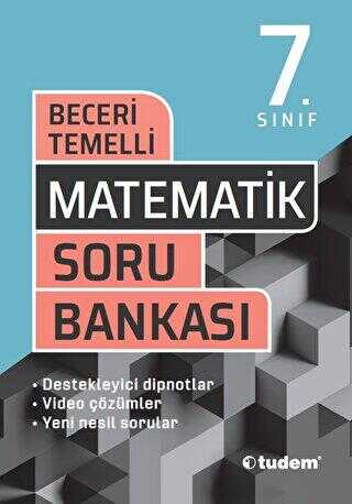 Tudem Yayınları - Bayilik 7. Sınıf Matematik Beceri Temelli Soru Bankası