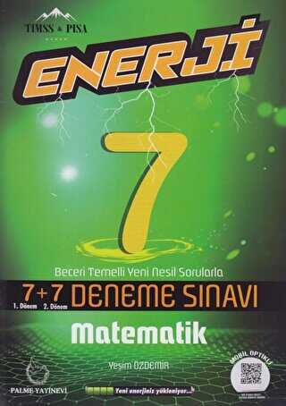 Palme Yayıncılık 7. Sınıf Matematik Enerji 7+7 Deneme Sınavı