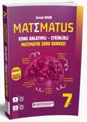 Matematus Yayınları 7. Sınıf Matematik Konu Anlatımlı Etkinlikli Soru Bankası - Matematus Yayınları
