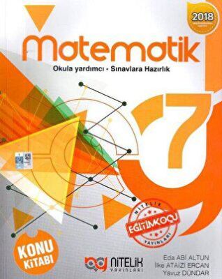Nitelik Yayınları - Bayilik 7. Sınıf Matematik Konu Kitabı - 1