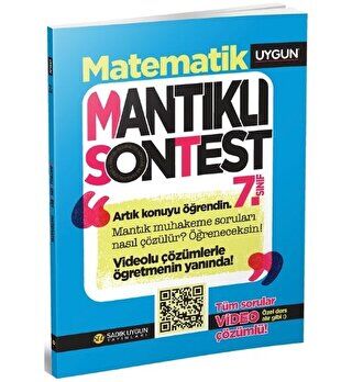 Sadık Uygun Yayınları 7. Sınıf Mantıklı Son Test Matematik - 1
