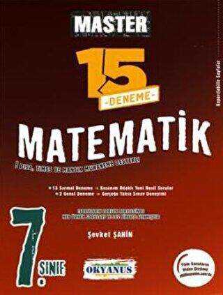 Okyanus Yayınları 7. Sınıf Matematik Master 15 Matematik Deneme