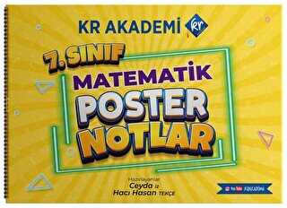 KR Akademi Yayınları 7. Sınıf Matematik Poster Notlar