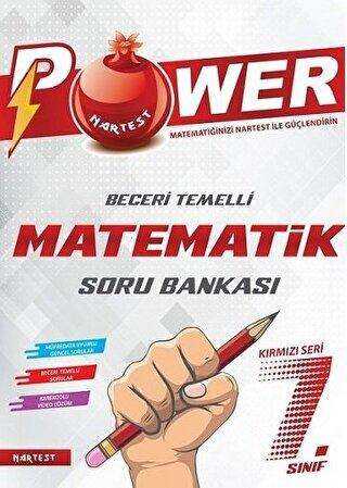 Nartest Yayınevi 7. Sınıf Matematik Power Kırmızı Seri Beceri Temelli Soru Bankası