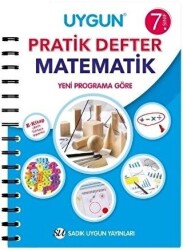 7. Sınıf Pratik Defter Matematik - Sadık Uygun Yayınları