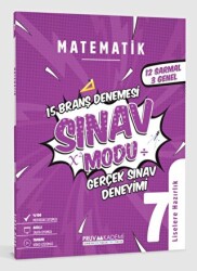 7. Sınıf Matematik Sınav Modu 15 Deneme - Pruva Akademi