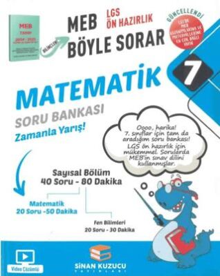 Sinan Kuzucu Yayınları 7. Sınıf Matematik Soru Bankası Meb Böyle Sorar Serisi - 1