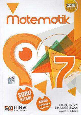 Nitelik Yayınları - Bayilik 7. Sınıf Matematik Soru Kitabı