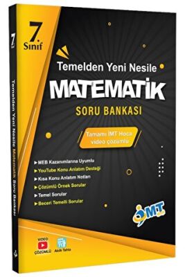 İMT Matematik 7. Sınıf Matematik Temelden Yeni Nesile Soru Bankası İMT Matematik - 1