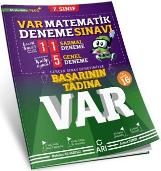 Arı Yayıncılık 7. Sınıf Matematik Var Deneme Sınavı - 1