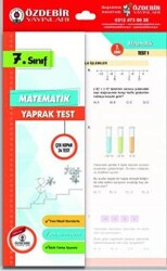 7. Sınıf Matematik Yaprak Test - Özdebir Yayınları