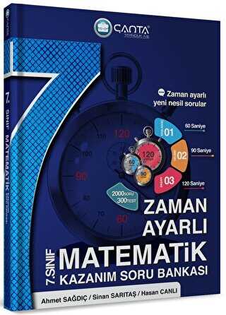 Çanta Yayınları 7. Sınıf Matematik Zaman Ayarlı Kazanım Soru Bankası
