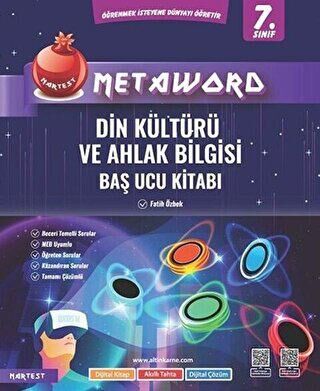 Nartest Yayınevi 7. Sınıf Metaword Din Kültürü ve Ahlak Bilgisi - 1