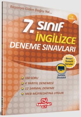 7. Sınıf My Teacher İngilizce Deneme Sınavları - 1