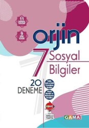 Gama Yayınları 7. Sınıf Orjin Sosyal Bilgiler Denemeleri - Gama Yayınları