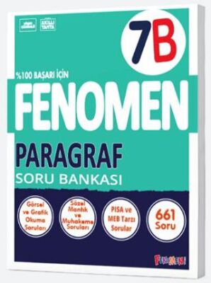 Fenomen Yayınları 7. Sınıf Paragraf Fenomen Soru Bankası - 1