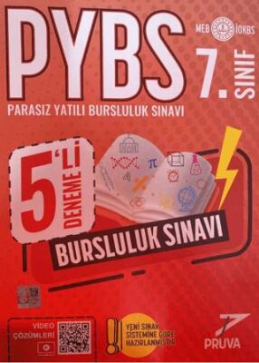 Pruva Akademi 7. Sınıf PBYS Bursluluk 5`li Deneme - 1