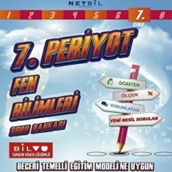 Netbil Yayıncılık 7. Sınıf Periyot Fen Bilimleri Soru Bankası - Netbil Yayıncılık
