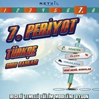 Netbil Yayıncılık 7. Sınıf Periyot Türkçe Soru Bankası - 1