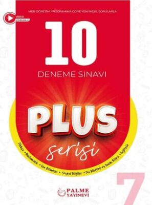 Palme Yayınları 7. Sınıf Plus Serisi 10 Deneme Sınavı - 1