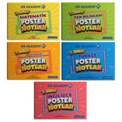 7. Sınıf Poster Notlar Seti - KR Akademi Yayınları