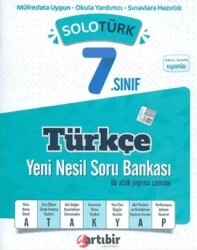 7. Sınıf Solotürk Türkçe Soru Banaksı 2020 - Artı Bir Yayınları