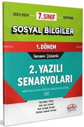 Editör Yayınevi 7. Sınıf Sosyal Bilgiler 1. Dönem Ortak Sınavı 2. Yazılı Senaryoları Tamamı Çözümlü - Editör Yayınevi