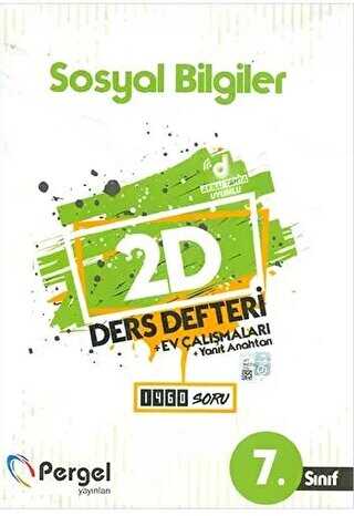 7. Sınıf 2022 Sosyal Bilgiler 2D - Pergel Yayınları