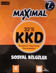 7. Sınıf Sosyal Bilgiler 32`li Haftalık Maximal Kazanım Kavrama Denemeleri - Artı Zeka Yayınları