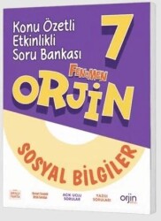 7. Sınıf Sosyal Bilgiler Soru Bankası - Orjin Yayınları
