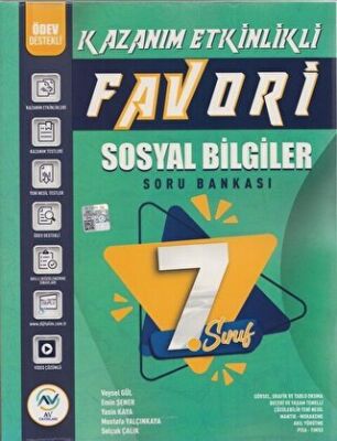 AV Yayınları 7. Sınıf Sosyal Bilgiler Favori Serisi Kazanım Etkinlikli Soru Bankası - 1