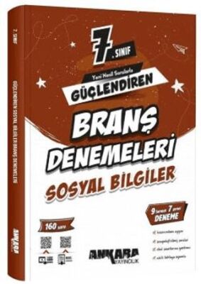 7. Sınıf Sosyal Bilgiler Güçlendiren Branş Denemeleri - 1