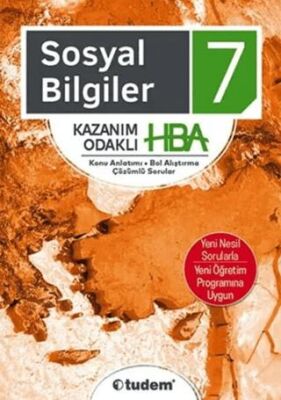 2024 Tudem 7. Sınıf Sosyal Bilgiler Kazanım Odaklı HBA - 1