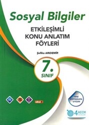 7. Sınıf Sosyal Bilgiler Konu Anlatım Föyleri - 4 Adım Yayınları