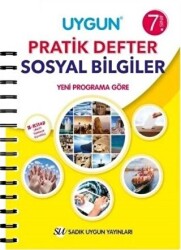 7. Sınıf Sosyal Bilgiler Pratik Defter - Sadık Uygun Yayınları