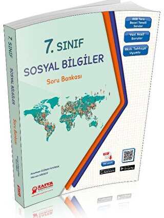 Zafer Dershaneleri Yayınları 7. Sınıf Sosyal Bilgiler Soru Bankası