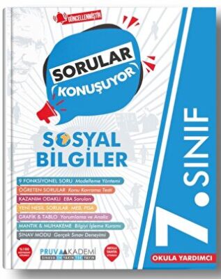 Pruva Akademi 7. Sınıf Sosyal Bilgiler Soru Bankası - 1