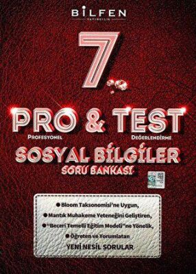 7. Sınıf Sosyal Bilgiler ProTest Soru Bankası kapağı