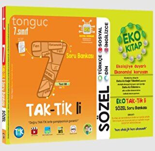 Tonguç Akademi 7. Sınıf Sözel Eko Taktikli Soru Bankası - 1