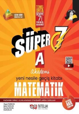 Nitelik Yayınları 7. Sınıf Süper Matematik Soru Kitabı A - 1