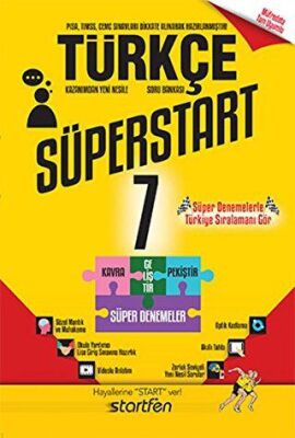 Startfen Yayınları 7. Sınıf Türkçe Süperstart Soru Bankası - 1
