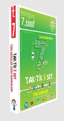 Tonguç Akademi 7. Sınıf Taktikli Tüm Dersler Soru Bankası Seti - 1