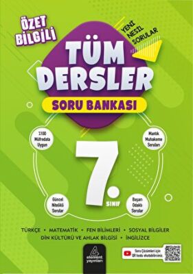 4 Element Yayınları 7. Sınıf Tüm Dersler Soru Bankası - 1